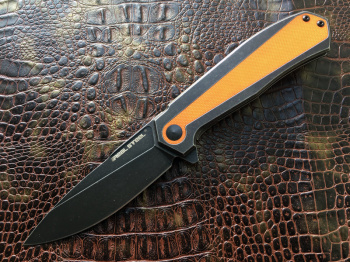 Нож Realsteel T109 Flying shark, blackstone orange